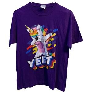 Colorful Dabbing Dancing Yeet Unicorn. Size Medium.